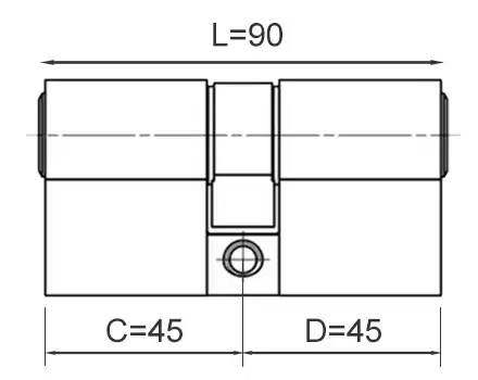 Wkładka Iseo F5 45x45