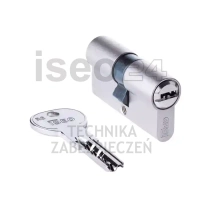 ISEO R6 EXTRA wkładka bębenkowa dwustronna  (klucz/klucz) 55x55, niklowana matowa
