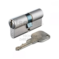 ISEO CSF F9 Basic wkładka bębenkowa dwustronna  (klucz/klucz) 30x50, niklowana matowa