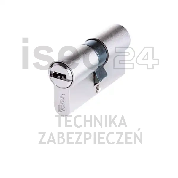 ISEO R700 systemowa (ujednolicona) wkładka bębenkowa dwustronna, niklowana matowa