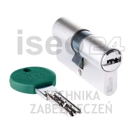 ISEO R700 wkładka bębenkowa dwustronna (klucz/klucz) 40x45, niklowana matowa